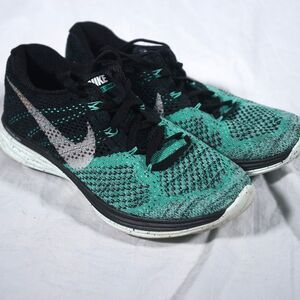 Nike Flyknit Lunar 3 Atomic Teal Running Shoes Women's 7 2014 698182-005